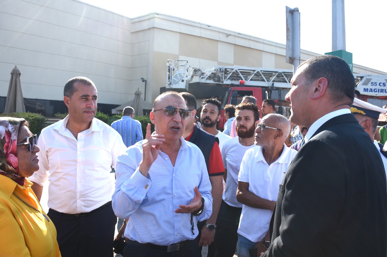 حريق كارفور الإسكندرية 