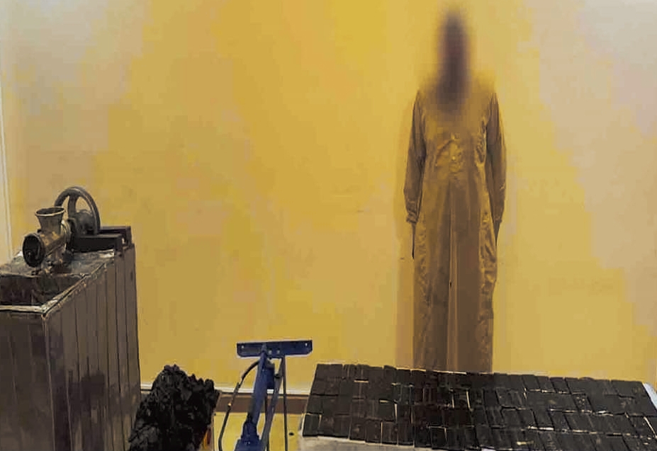 صورة المتهم والمضبوطات