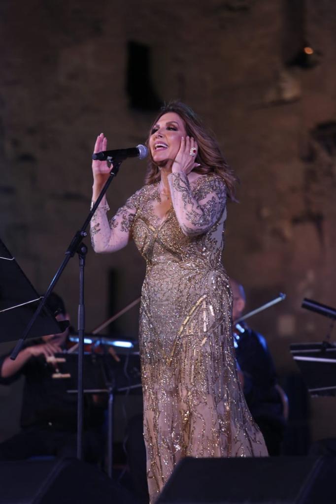 حفل نادية مصطفى في مهرجان القلعة (2)