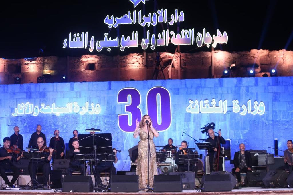 حفل نادية مصطفى في مهرجان القلعة (4)