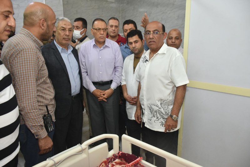 محافظ الشرقية يزور مصابي حادث قطار فاقوس 6