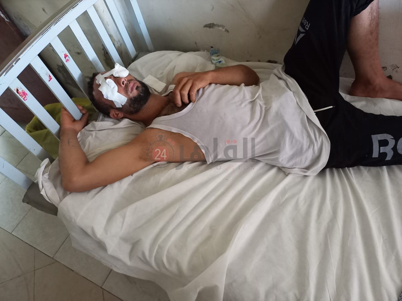 الشاب المصاب بطلقات خرطوش 