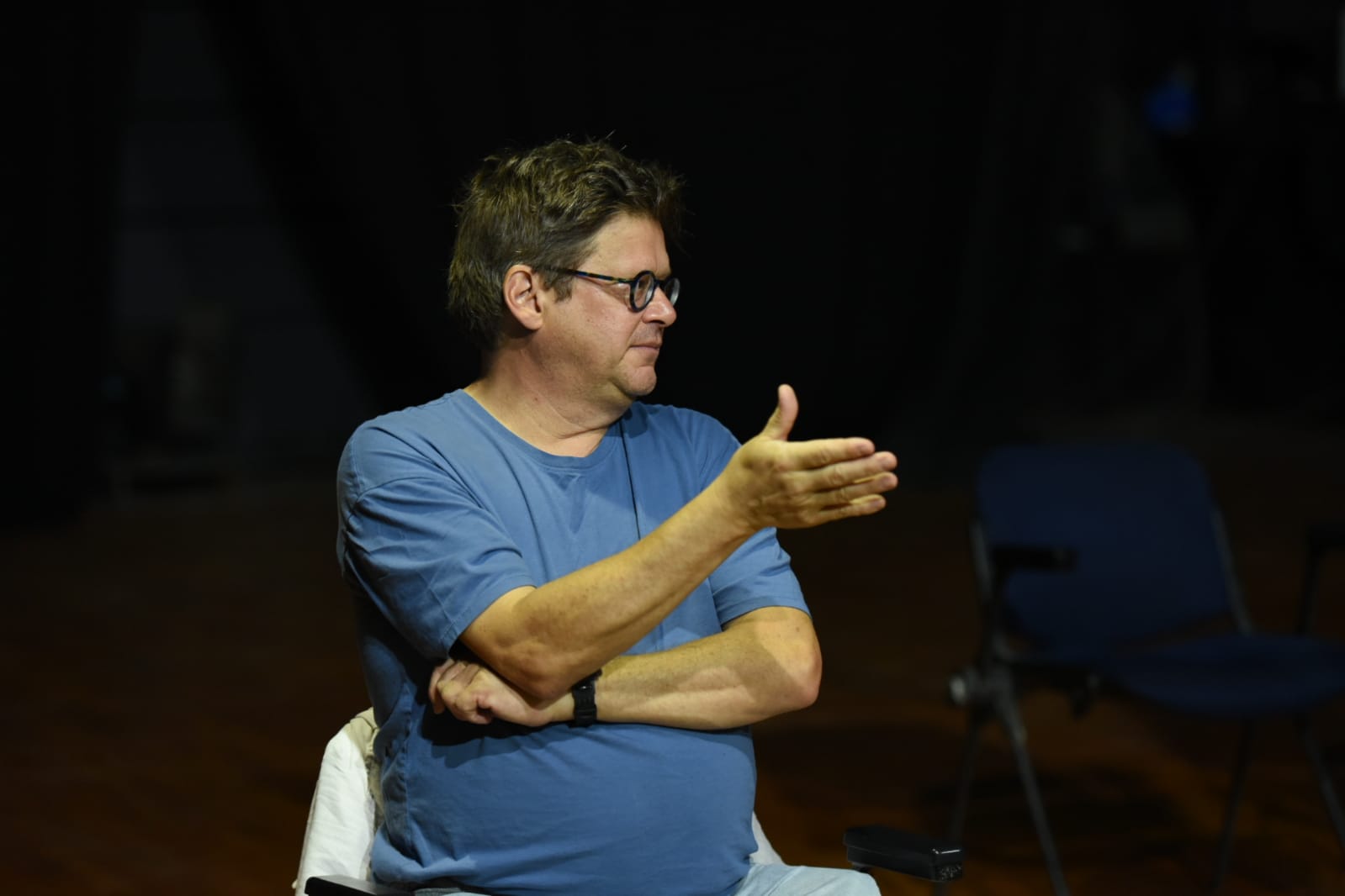 ماستر كلاس دومنيك شامبين في القاهرة الدولي للمسرح التجريبي (4)