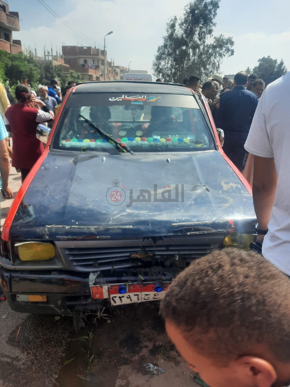 السيارة بعد انتشالها 01