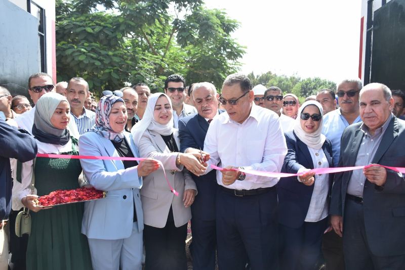 افتتاح محطة رفع صرف صحي غرب الزقازيق 01