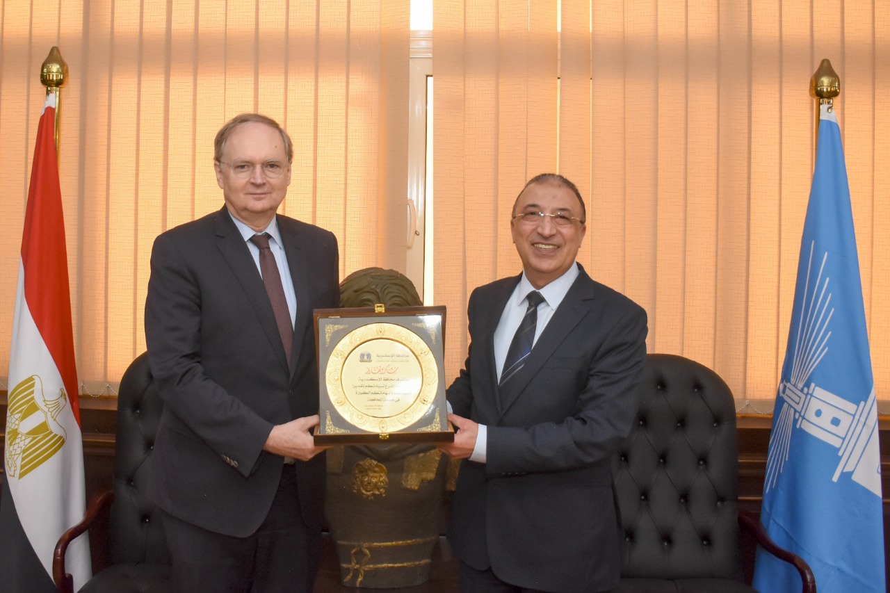 محافظ الإسكندرية يستقبل سفير الأمم المتحدة