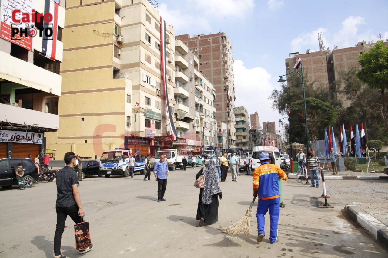 أعمال تطوير شجرة مريم بالمطرية