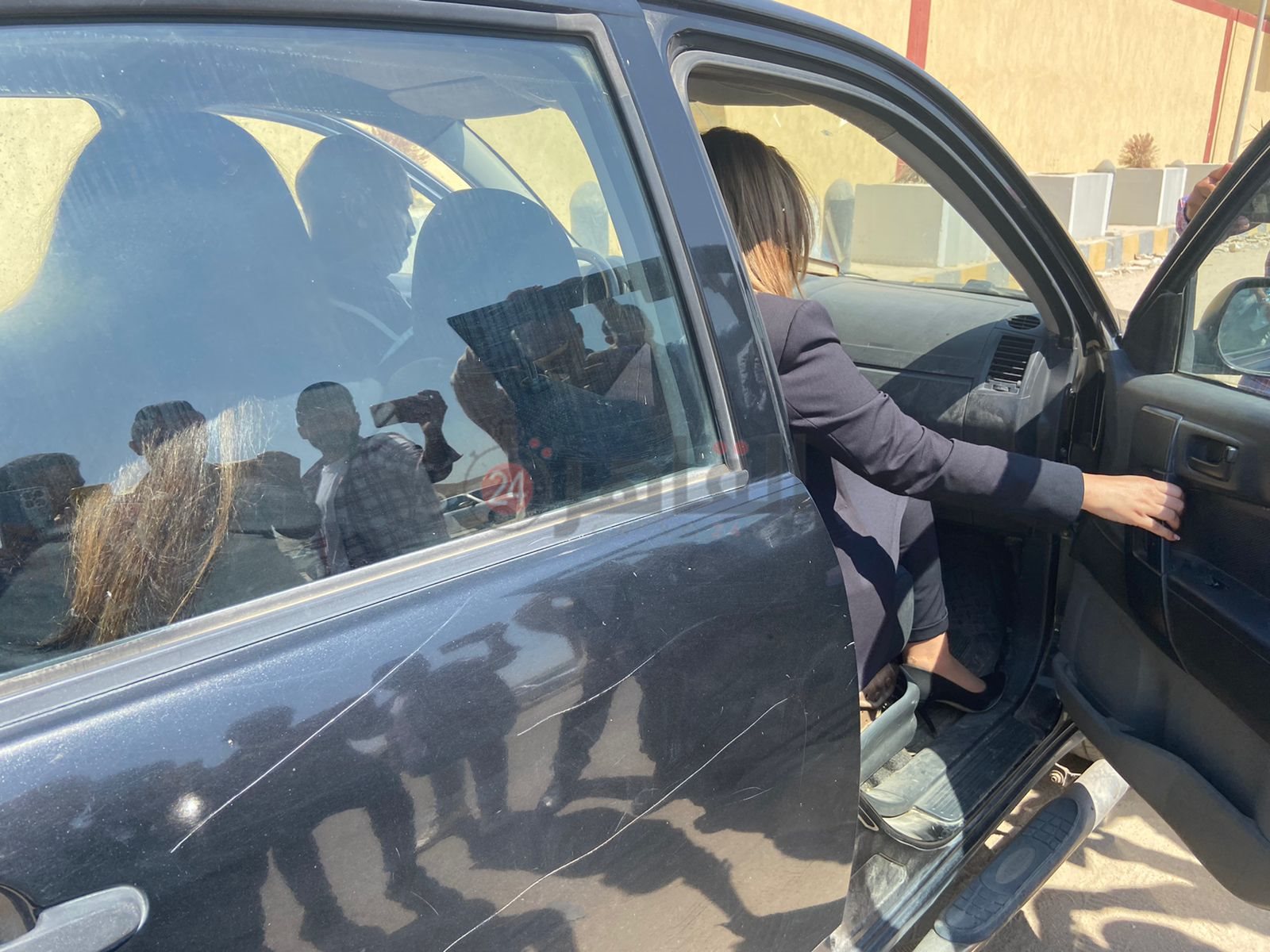 أرملة وائل الإبراشي وابنتها