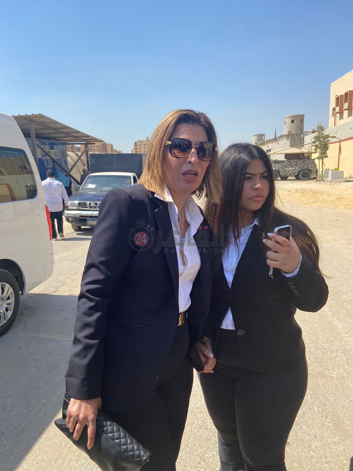 أرملة وائل الإبراشي وابنتها