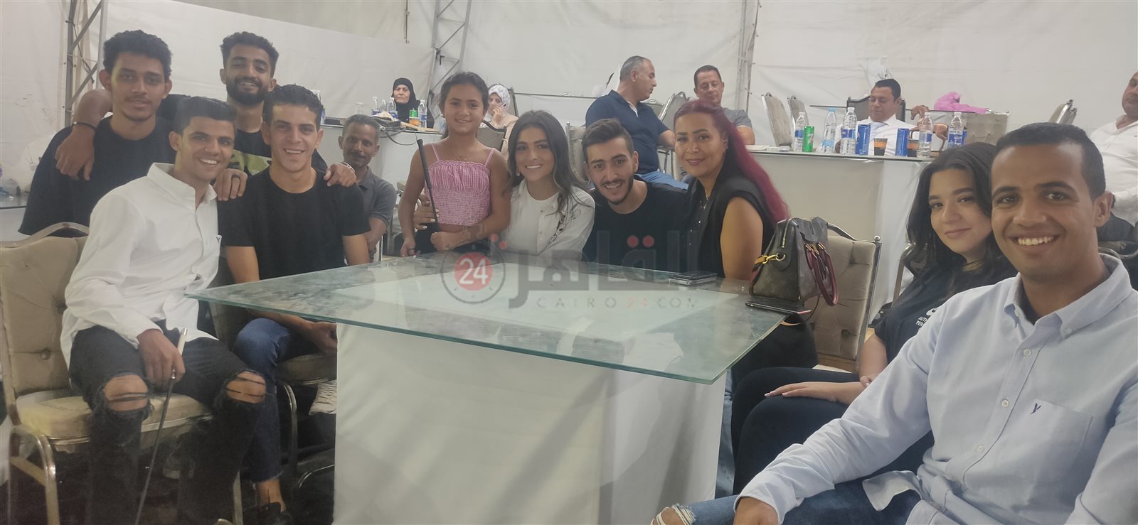 أسرة عصام الحضري خلال حضور المهرجان 01