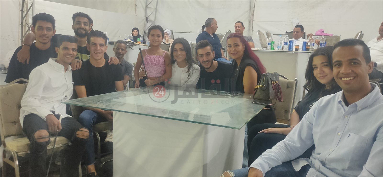 أسرة عصام الحضري خلال حضور المهرجان 02