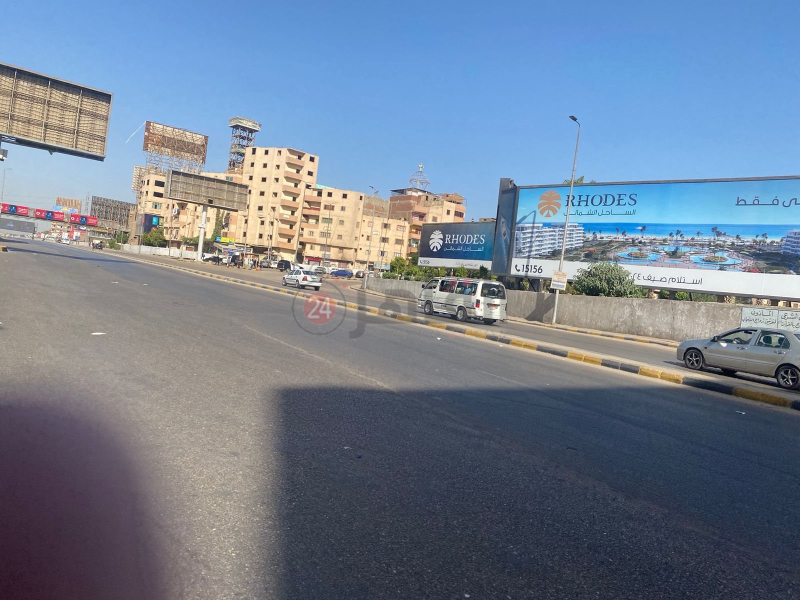 غلق محور 26 يوليو