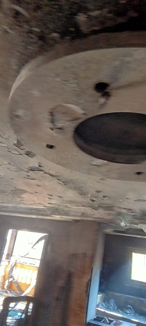 حريق شقة دواجن حلوان