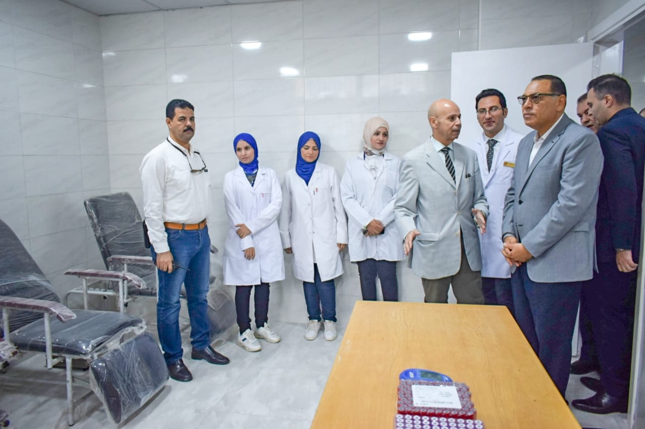 افتتاح بنك الدم التجميعي بمنيا القمح 04