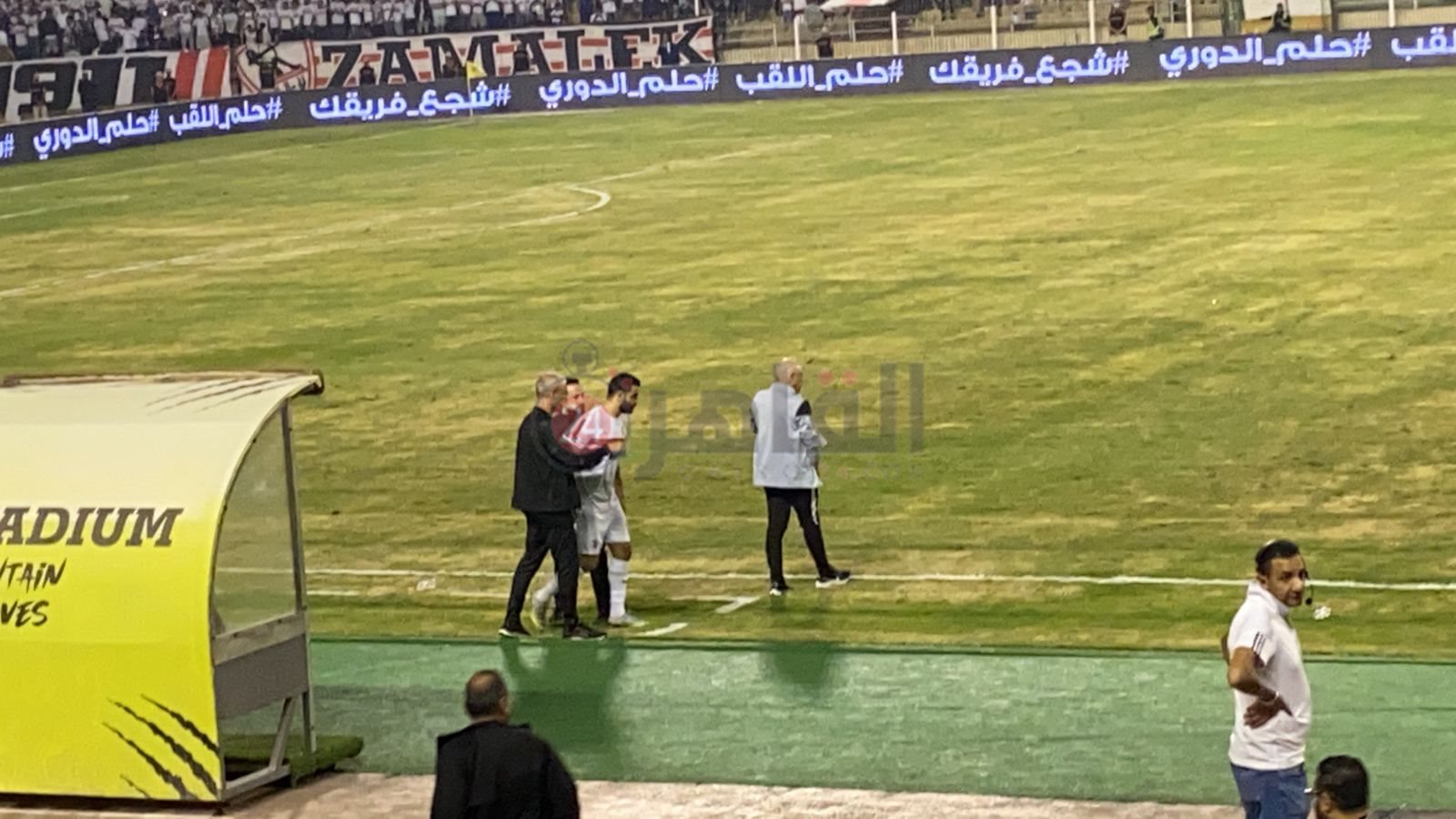 إصابة الونش لاعب الزمالك (2)