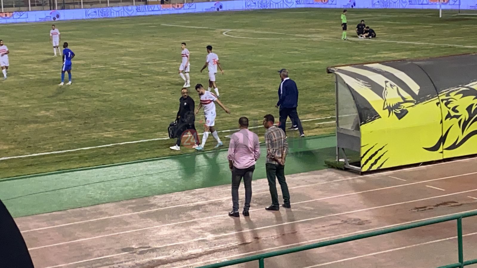 إصابة الونش لاعب الزمالك (3)