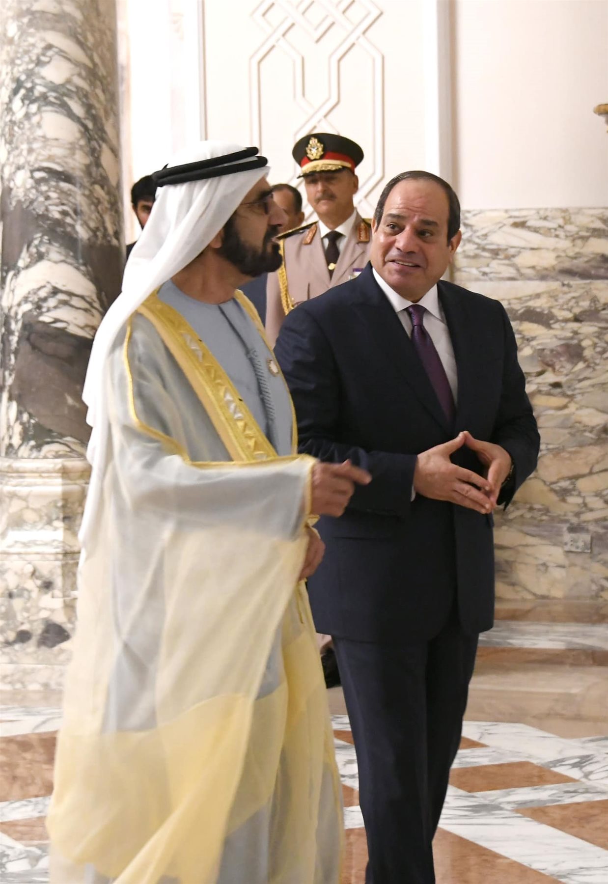 الرئيس السيسي والشيخ محمد بن راشد آل مكتوم