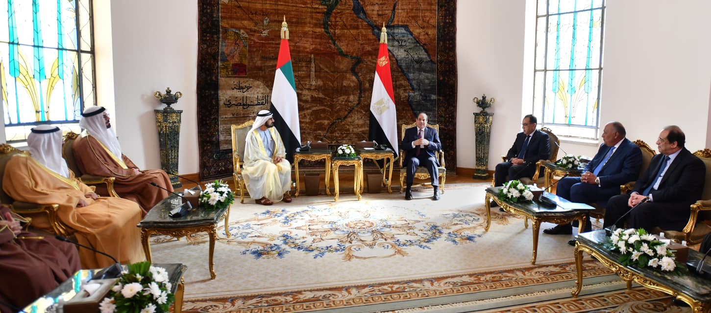 الرئيس السيسي والشيخ محمد بن راشد آل مكتوم