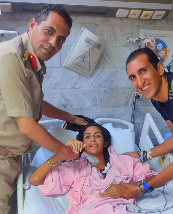 اللاعبة جومانا ياسر بطلة الترايثلون 