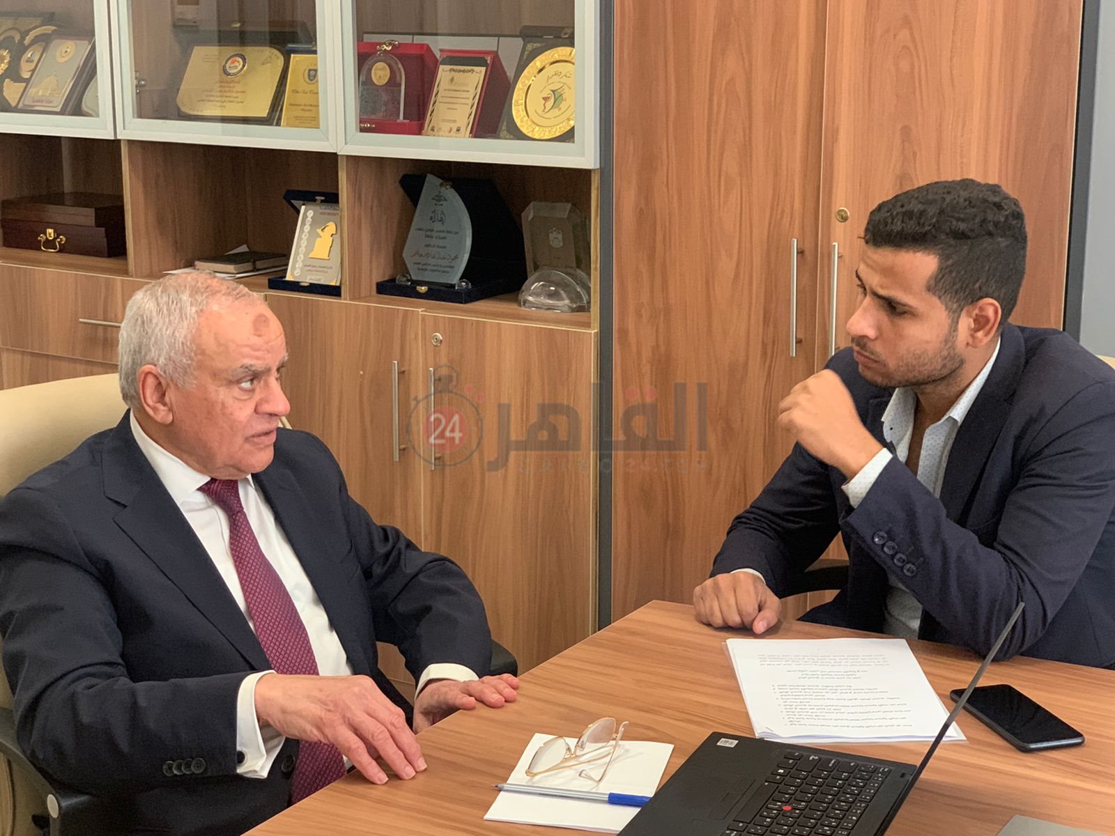 رئيس الجامعات الاوربية ومحرر القاهرة 24