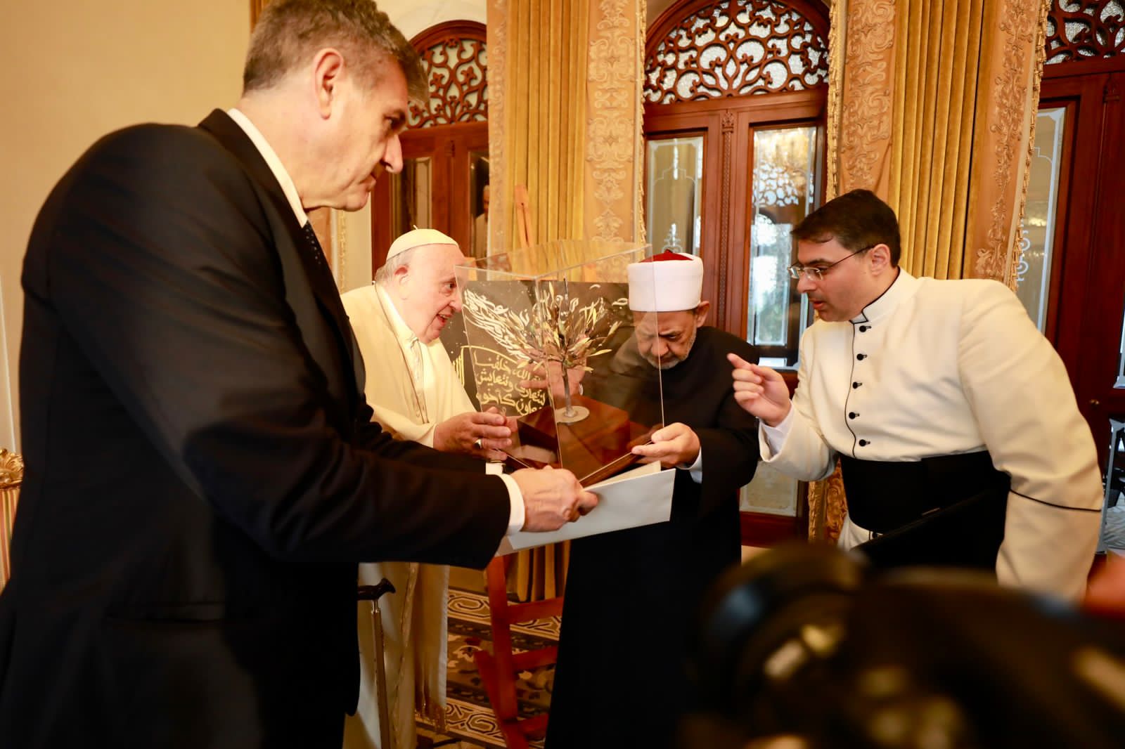 شيخ الأزهر والبابا فرنسيس 