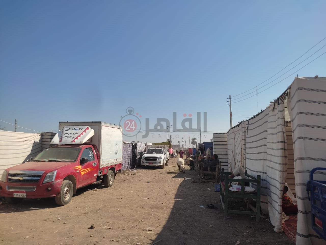 تجهيزات مولد مارجرجس في الأقصر 