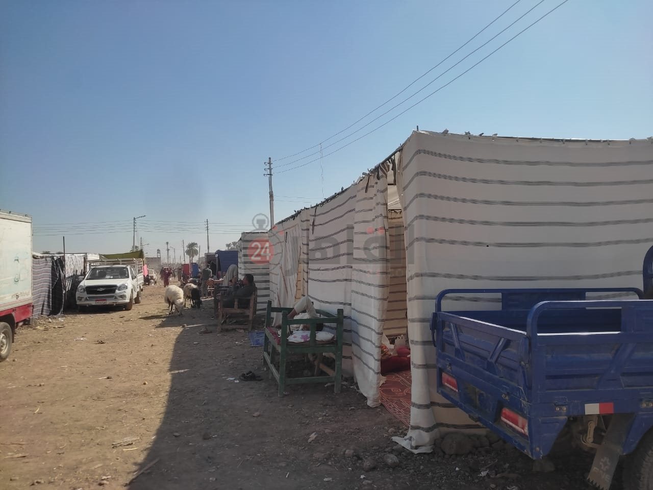 تجهيزات مولد مارجرجس في الأقصر 