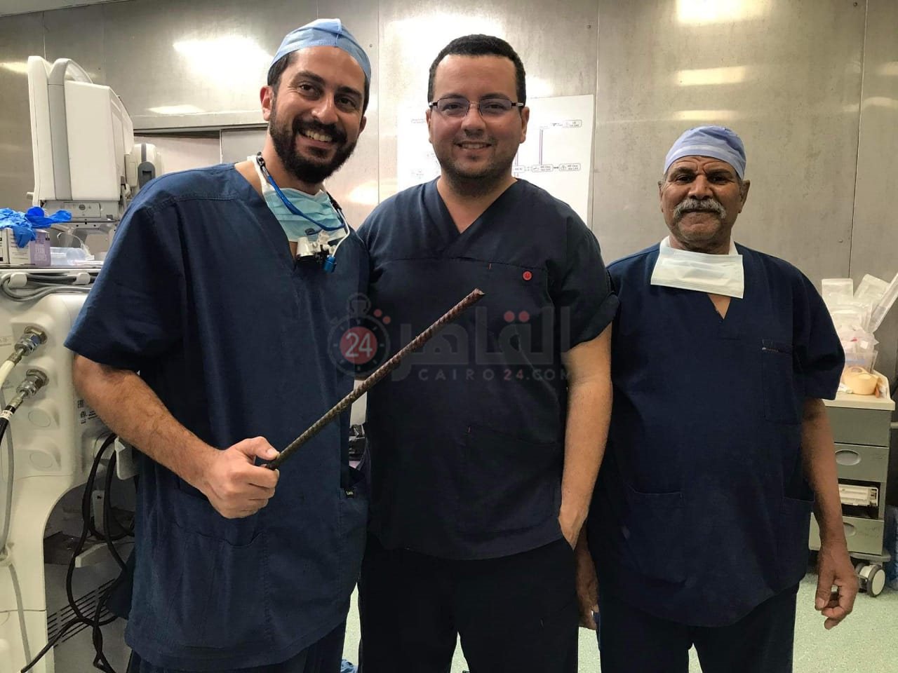 الدكتور جون فؤاد والطبيب محمد حسن