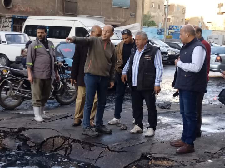 هبوط أرضي في الإسكندرية 