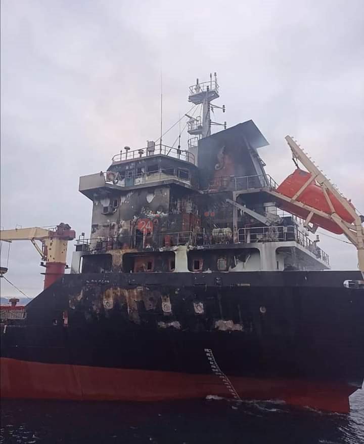 السفينة المحترقة