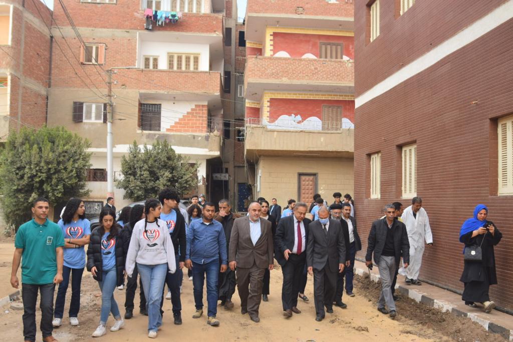  زيارة لوفد الطلاب المصريين بكندا إلي محافظة القليوبية