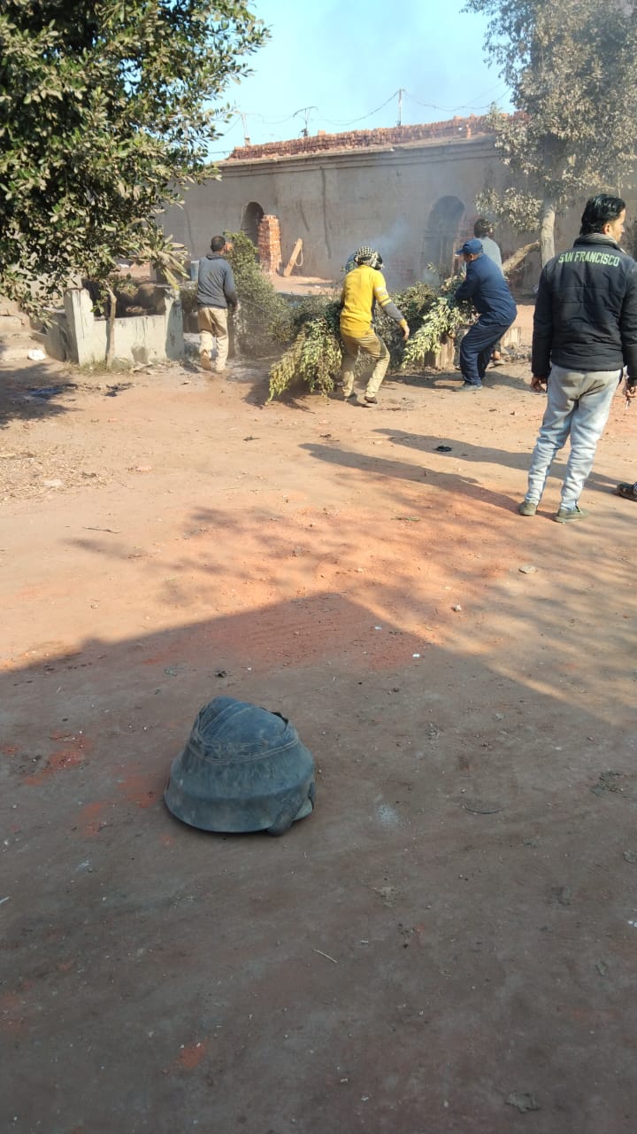 السيطرة على الحريق 01