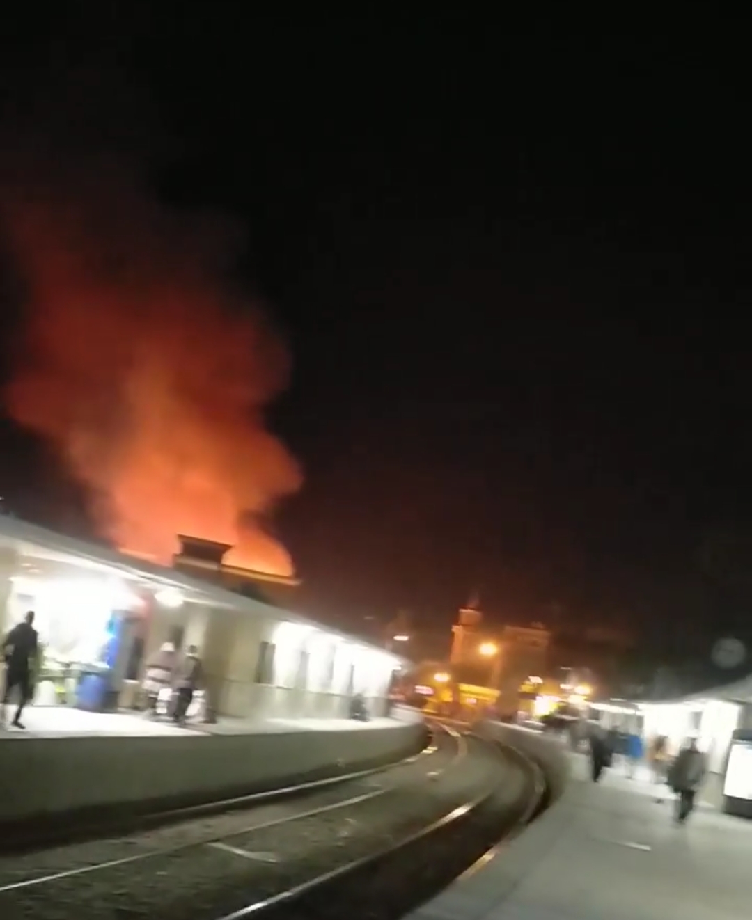 حريق الورش الهندسية 1