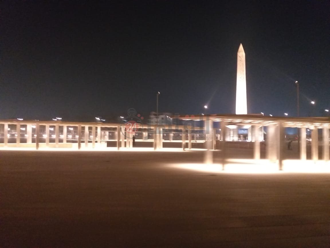 ننشر الصور النهائية للمسلة المعلقة وواجهة المتحف المصري الكبير بعد الانتهاء منهما (5)