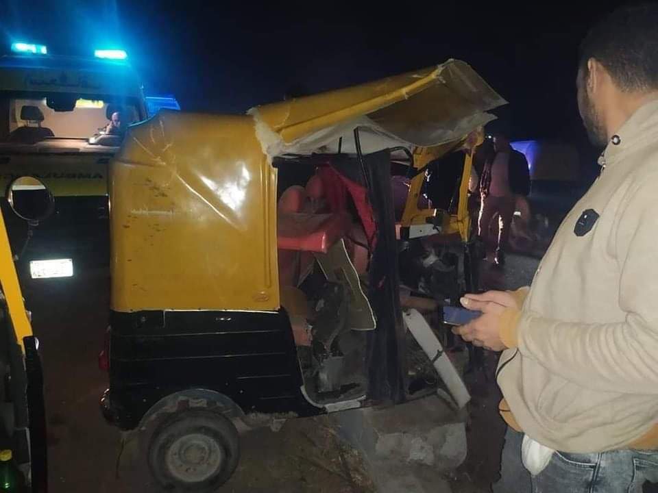 التوك توك بعد الحادث 2