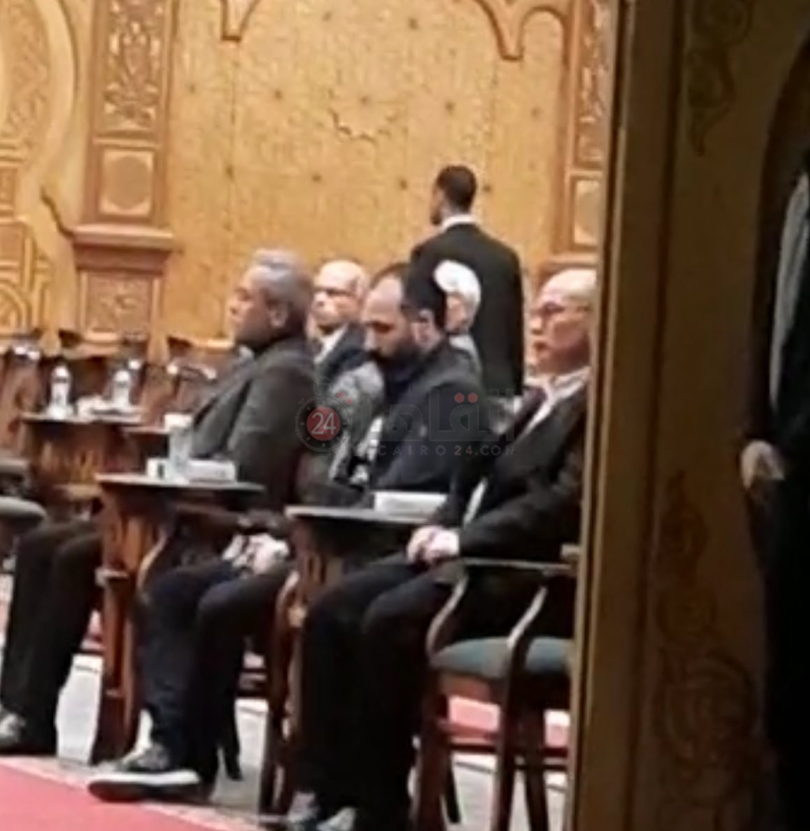 عزاء والد مي فاروق