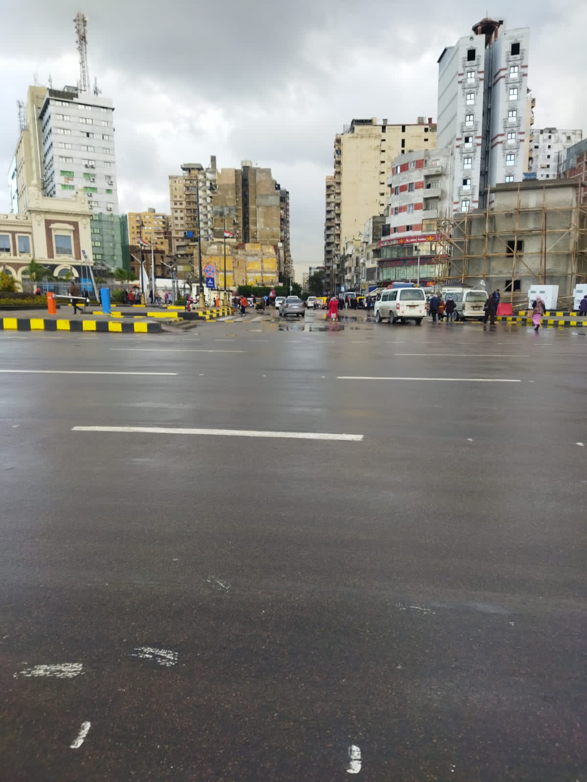 أمطار نوة الكرم تضرب الإسكندرية 