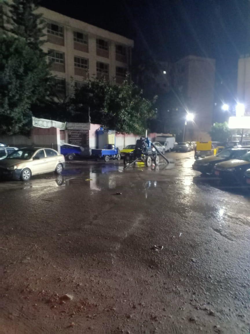 أمطار نوة الكرم تضرب الإسكندرية 