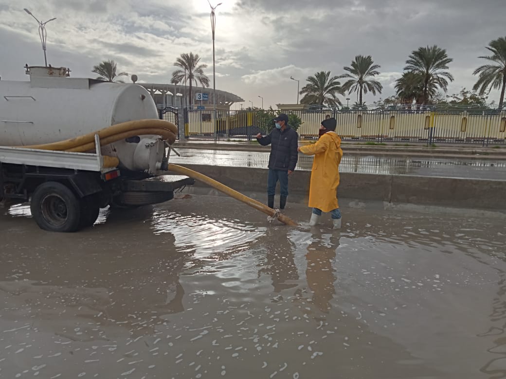 أمطار نوة الكرم تضرب الإسكندرية 