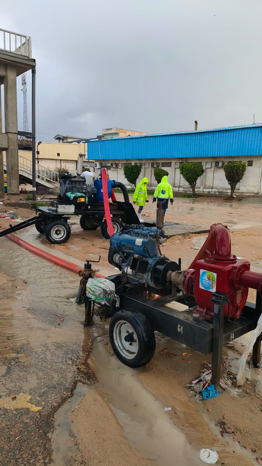 أمطار نوة الكرم تضرب الإسكندرية 