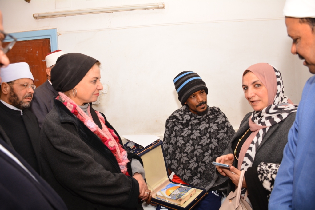 وفد الأزهر خلال لقاء زيارة الشاب السوداني