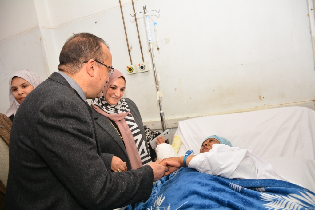 وفد الأزهر خلال لقاء زيارة الشاب السوداني