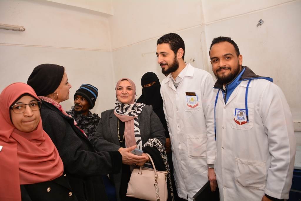 وفد الأزهر خلال لقاء زيارة الشاب السوداني