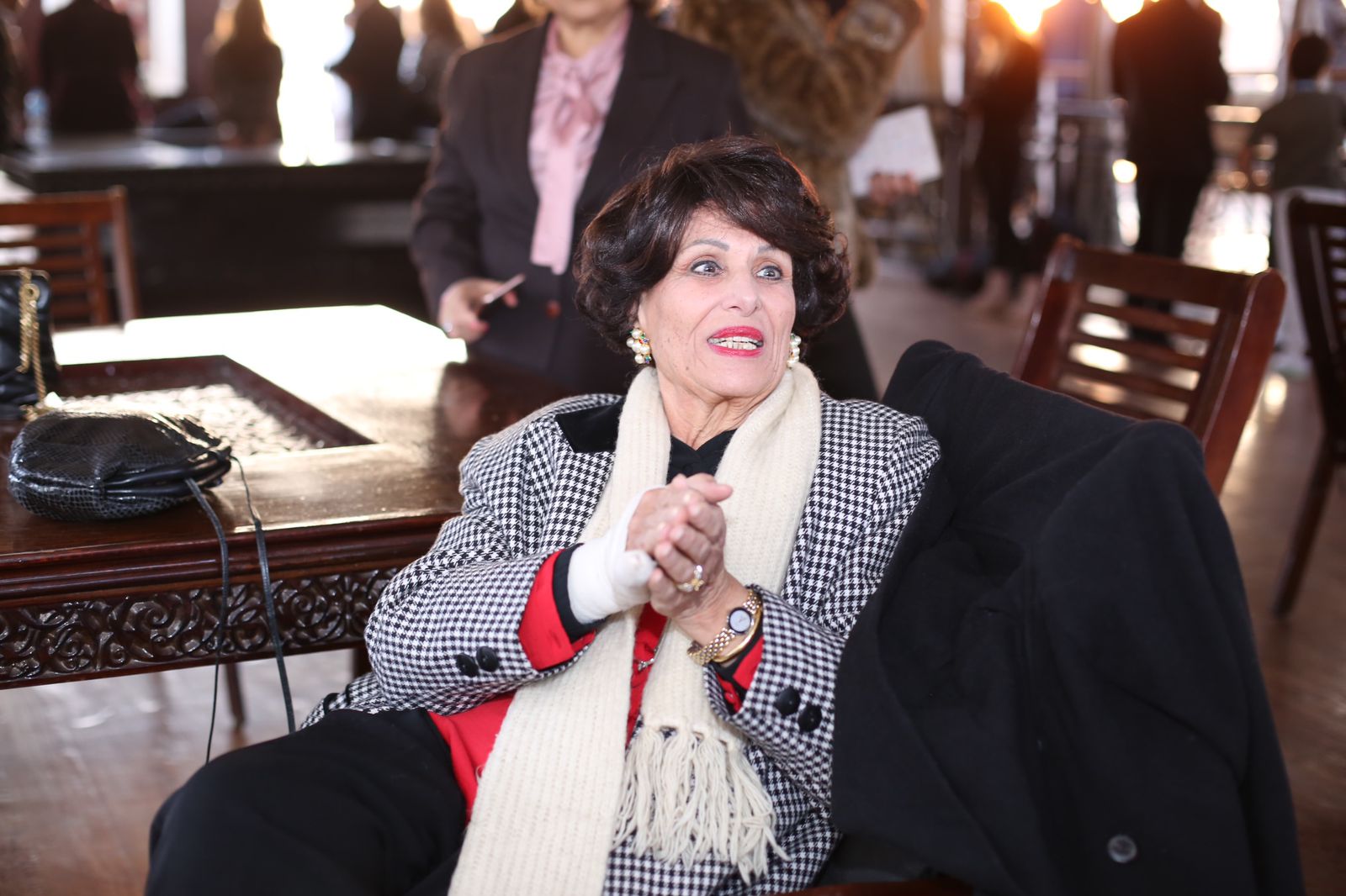 نجوم الفن على مركب مهرجان الأقصر للسينما الأفريقية قبل افتتاحه (2)