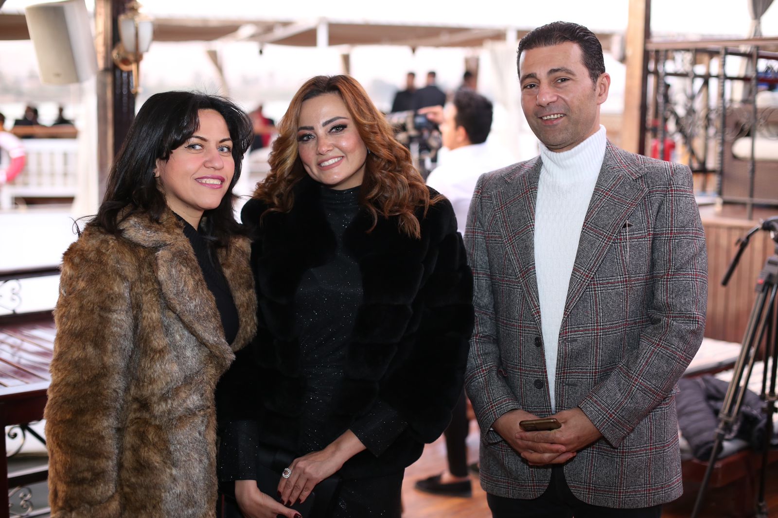 نجوم الفن على مركب مهرجان الأقصر للسينما الأفريقية قبل افتتاحه (9)