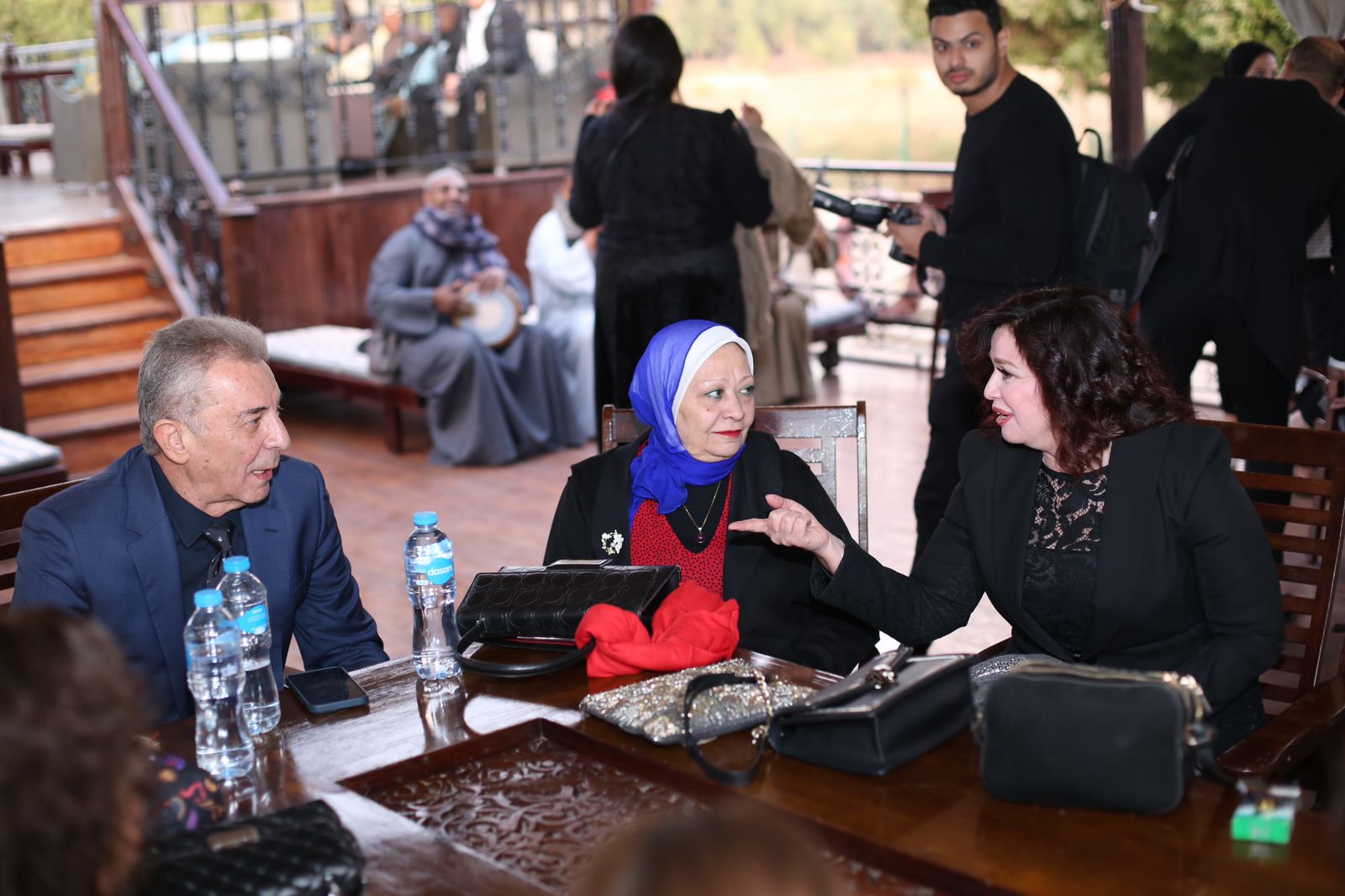 نجوم الفن على مركب مهرجان الأقصر للسينما الأفريقية قبل افتتاحه (11)