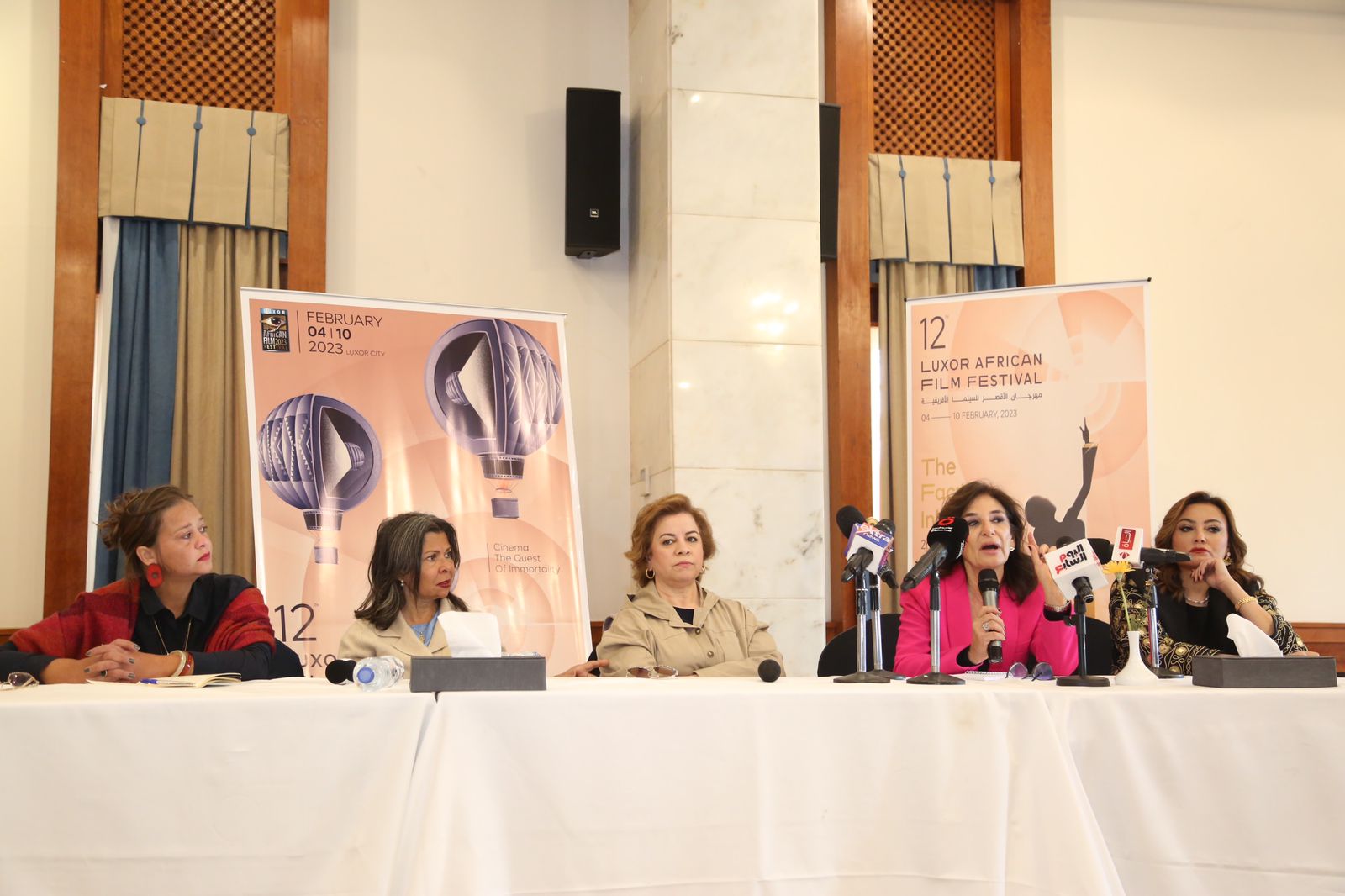 ندوة نساء في المشهدة السينمائي بمهرجان الأقصر للسينما الأفريقية (13)