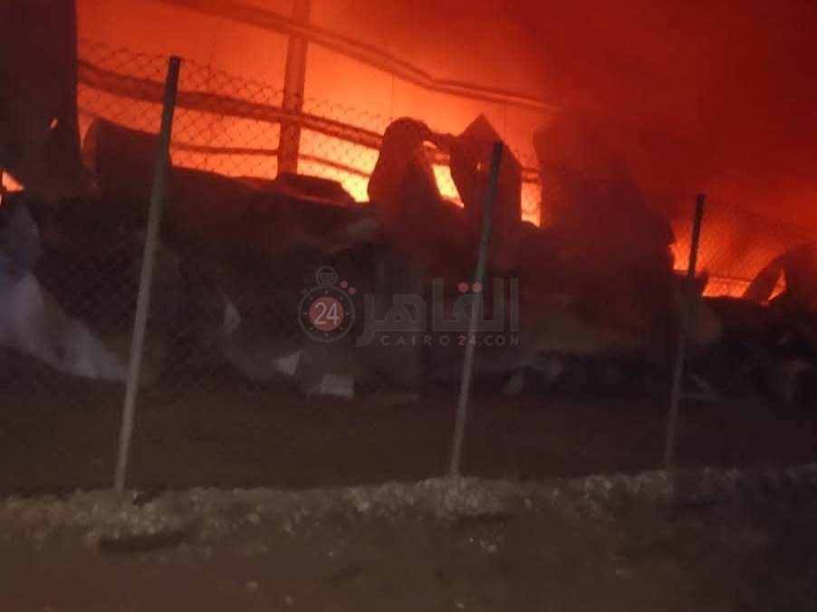 حريق مصنع ببورسعيد1