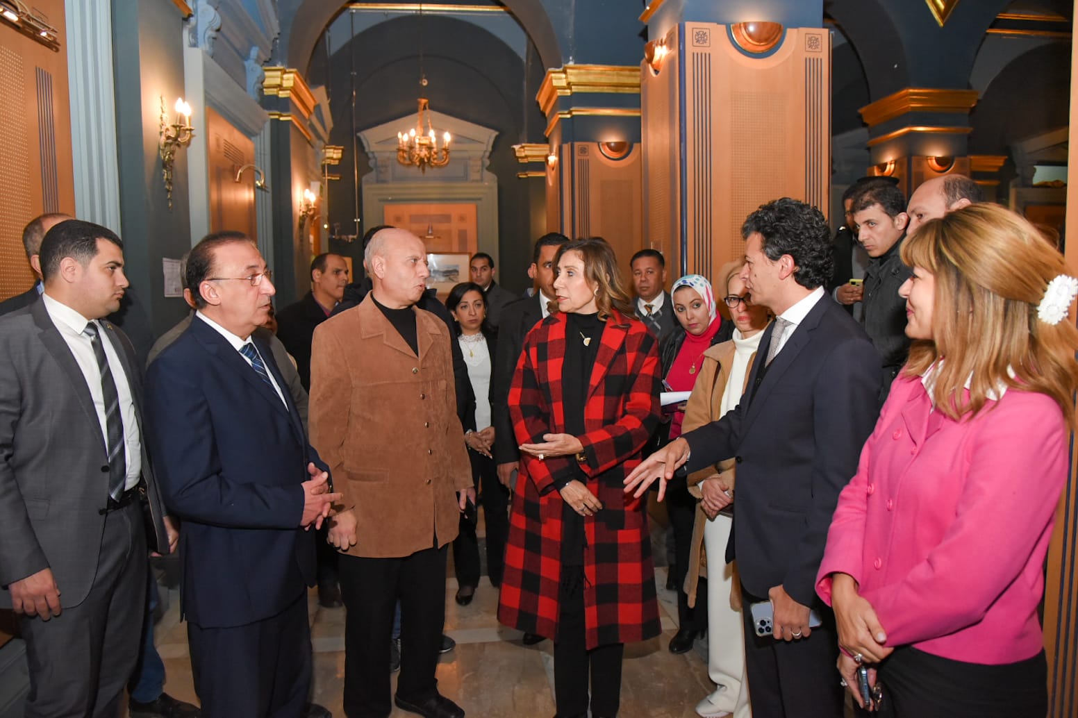 وزيرة الثقافة تتابع الأعمال بمركز الحرية للإبداع بالإسكندرية