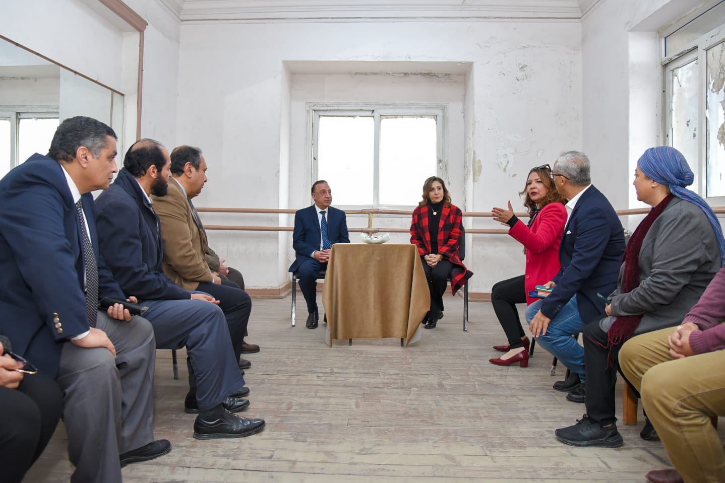 وزيرة الثقافة تتابع الأعمال بمركز الحرية للإبداع بالإسكندرية